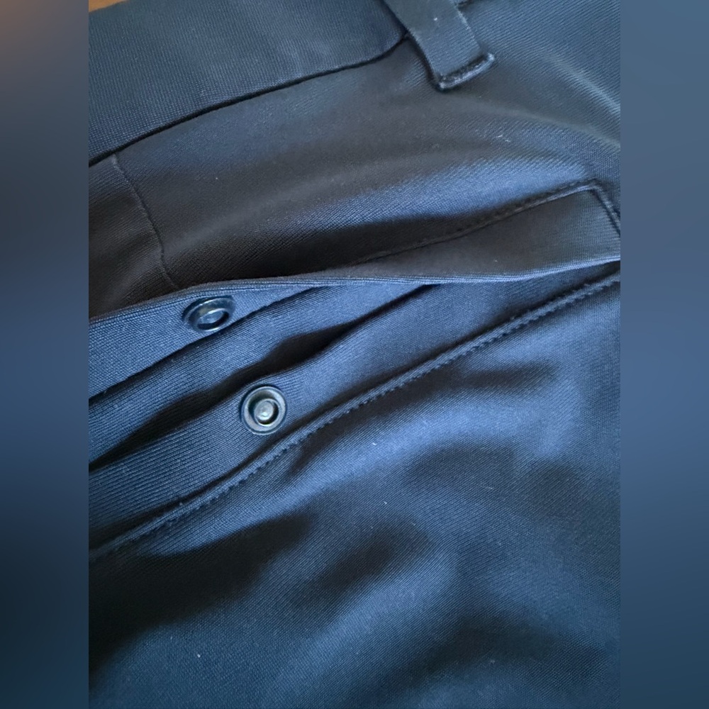 Lululemon ABC Slim-Fit Trouser Pant Men’s navy blue Warpstreme LM5AO5S Sz 35 - Picture 6 of 11